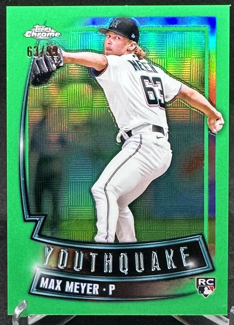 Max Meyer 2023 Topps Chrome Youthquake Green Refractor Rookie /99 #YQ-42