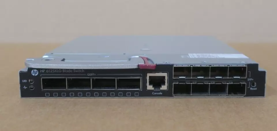 HP 6125XLG Blade Switch 4x 40Gb QSFP+ + 8x 10Gb SFP+ Port 716102-001 711307-B21 - Image 1 of 4
