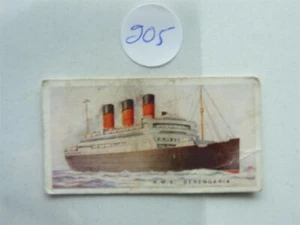 Merchant Ships World  Imperial Tobacco Car 1924 RMS SANGARIA   NO205 - Picture 1 of 2