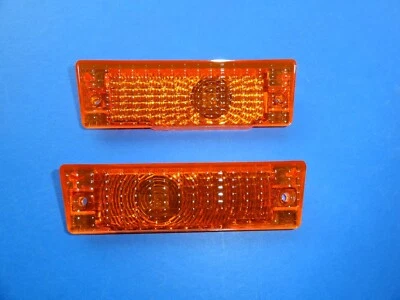 1968 CHEVROLET CAPRICE IMPALA BEL AIR PARKING LIGHT LENS-PAIR-NEW - Image 1 of 2