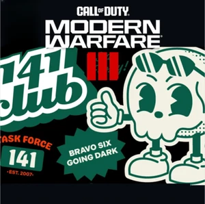 141 Club Bundle Bone Fide Weapon Charm Call of Duty Modern Warfare III MW3 MWIII - Picture 1 of 2