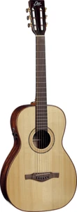 ELEKTROAKUSTISCHE GITARRE EKO PARLOR MAHAGONI/GEWÜRZ MASSIV MARCOPOLO-P500E-SM - Bild 1 von 5