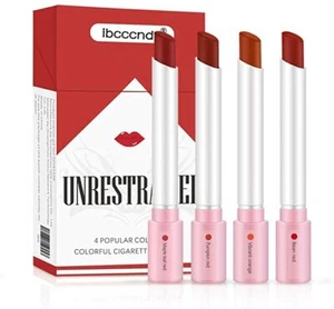Kit Rouge à Lèvres Paquet Créatif 4 Couleurs Mat Longue Durée Tube Maquillage FR - Bild 1 von 8