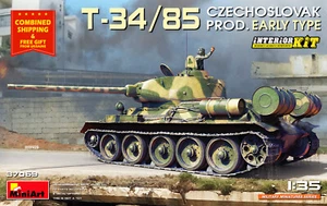 Miniart 37069 - 1/35 - T-34/85 CZECHOSLOVAK PROD. EARLY TYPE. INTERIOR kit - Picture 1 of 12