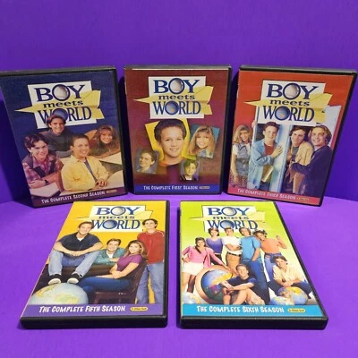 Lot Of 5 Boy Meets World Dvd Sets TV Seasons 1 2 3 5 6 One Two Three Five Six Foto 1 de 4
