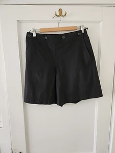 Kenzo Paris Shorts 40 Black Womens High Waist - Picture 1 of 4