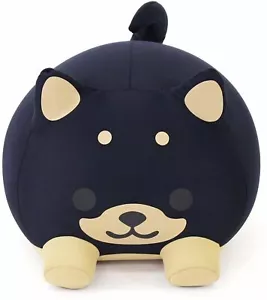 JAPÓN MOGU Mogucchi Cojín Suave Perro Wanwan Blanco/Negro Marrón Color - Imagen 1 de 7