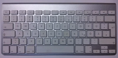 Apple Kabellose Tastatur A1314 Wireless Bluetooth Keyboard DE-Layout als Defekt - Bild 1 von 3