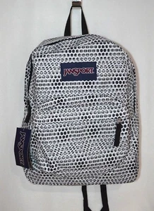 JanSport SuperBreak White Urban Optical Unisex BackPack - JS00T50133G - Picture 1 of 4