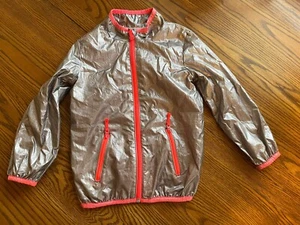 Cat And Jack Girls Metallic Jacket Size 4/5 - Picture 1 of 7