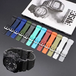 For Casioak AQ-S810 AEQ-110 W-735H Watch Sport Rubber Resin Strap Band