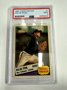 1985 Topps - Record Breaker Collector's Edition Tiffany #7 Nolan Ryan - Picture 1 of 2