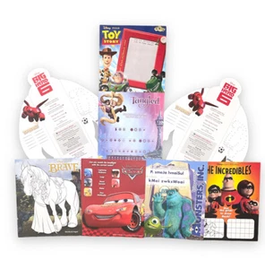 Menù ristorante Disney menù bambini Disney linea crociera fantasia NUOVO set di 8 - Foto 1 di 2
