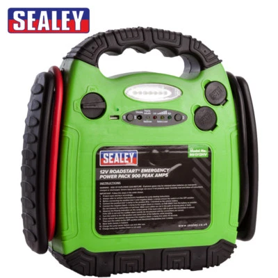 Sealey RS1312HV 12v 900A Portable Emergency Car Battery Jump Starter Power Pack - Image 1 of 4