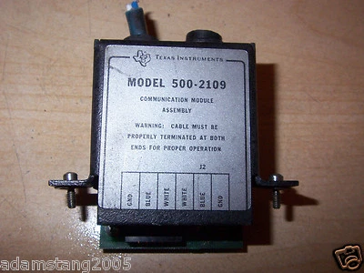 TEXAS INSTRUMENT 500-2109 COMMUNICATION MODULE ASSEMBLY - Image 1 of 2