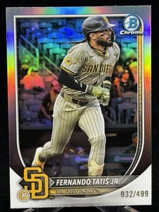 2025 Bowman Chrome Fernando Tatis Jr. /499 Refractor #8 San Diego Padres - Bild 1 von 2
