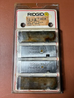 Ridgid 48230 7/16" -14 UNC High Speed Unv Bolt Dies Right Hand - Image 1 of 3
