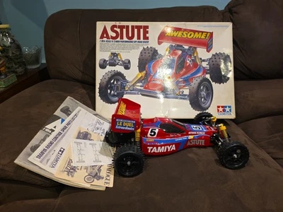 TAMIYA ASTUTE MODEL #58080 RARE VINTAGE ORIGINAL 1989 BOX MANUAL SHELF QUEEN  - Image 1 of 4