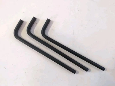 1/4" x 5-1/2" HEX L-KEY LONG ARM 1/4 .250 SAE [ALLEN 58018] (QTY: 3) USA NOS  - Image 1 of 4