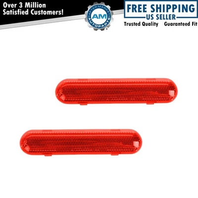 原始设备制造商 15961884 门板反射器红色前驱动器和乘客侧对适用于通用汽车 — 第 1/4 张图片