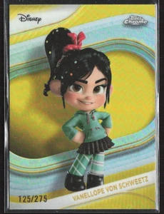 2025 Disney Chrome Vanellope Von Schweetz Yellow Refractor /275 - Picture 1 of 2