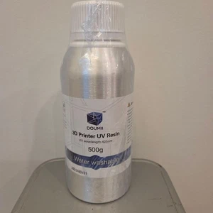 DOUMII Schwarz Wasser Waschbar 3D Drucker UV Harz 500g - Bild 1 von 4