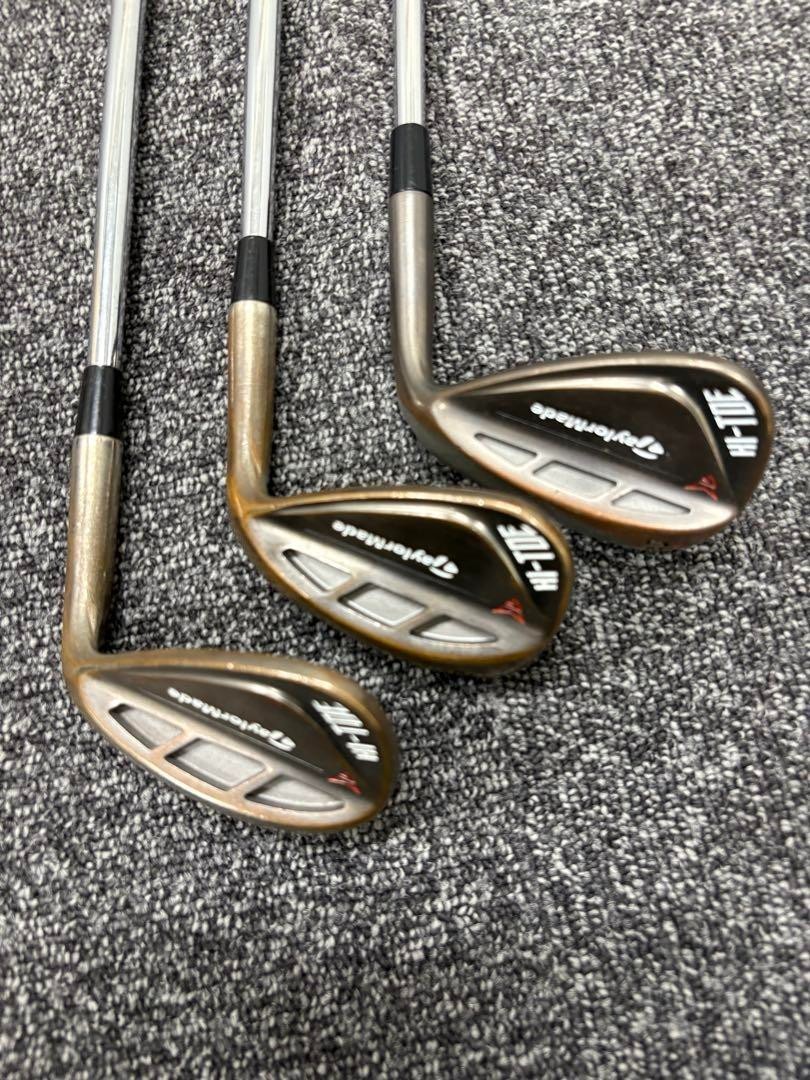 クラブ TayloMade HI-TOE 50 Dynamic Gold S200 TaylorMade HI-TOE 50°56°60° 3pcs Wedge Set Flex-S200