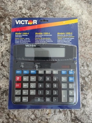 Victor Model 1200-4 Desktop Calculator With Adjustable Display Angle E2 - Image 1 of 2