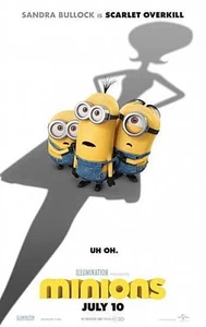 Minions American Theatrical Original Double-Sided Poster 27x40in Used 11e - Picture 1 of 1