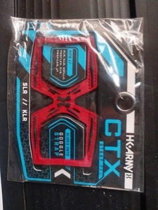 HK Army CTX Paintball Goggle Protective Mask Strap Headpad Red Black NEW! - Picture 1 of 2