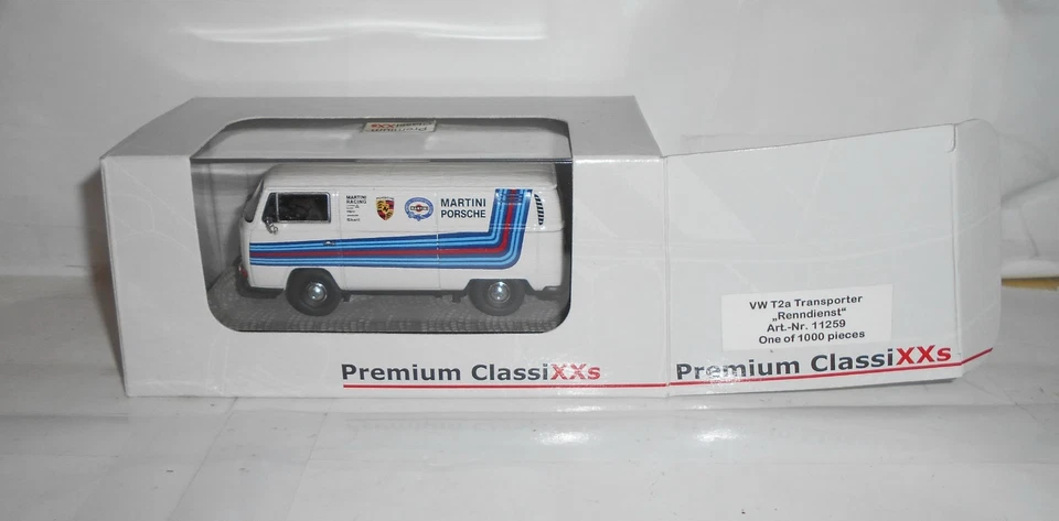 PREMIUM  CLASSIXXS - VW T2a TRANSPORTER  " RENNDIENST " ART 11259 - SCALA   1-43 - Immagine 1 di 1