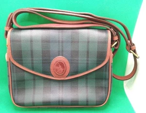 Polo Ralph Lauren Schultertasche grün braun Vintage - Bild 1 von 8