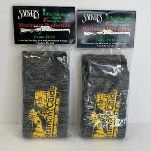 Sack-Ups Rifle Escopeta Saco Pistola Calcetín Manga Silicona Tratada 56” Camuflaje Lote de 2 - Imagen 1 de 5