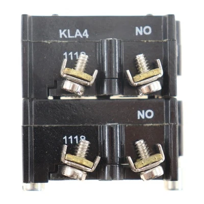 EATON E30KLA4 PUSHBUTTON CONTACT BLOCK, PRESSURE TERMINAL, 2NO, 600V - Image 1 of 4