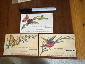 3-M. Schaefer & Co Trade Card-Ironside Cook Store-Westminster, MD.  U272 - Picture 1 of 2