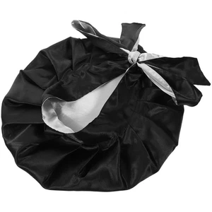 Satin Turban Pflege Headwrap Make-up Haarkappe Damen Duschhut mit Schleife - Bild 1 von 12