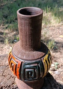 Vaso decorativo Made in Italy stile Bitossi 8 in MCM design di Aldo Londi - Foto 1 di 15