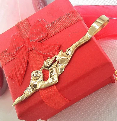 Fantastischer Nugget-Anhänger 585 Gold massiv   (#g216 o.Kette) - Bild 1 von 4