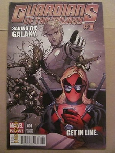 Guardians of the Galaxy #1 Bendis 2013 Texts From Deadpool Variant 9.4 Near Mint - Picture 1 of 3