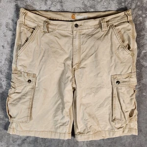 Pantalones Cortos Carhartt Cargo Para Hombre 38X10 Beige Calce Relajado (100277-253), - Imagen 1 de 13
