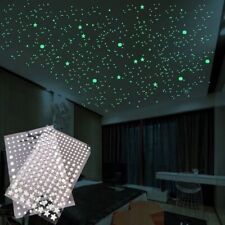Luminous 3D Stars Dot Wall Sticker Kids Room Bedroom Decoration Glow In The Dark