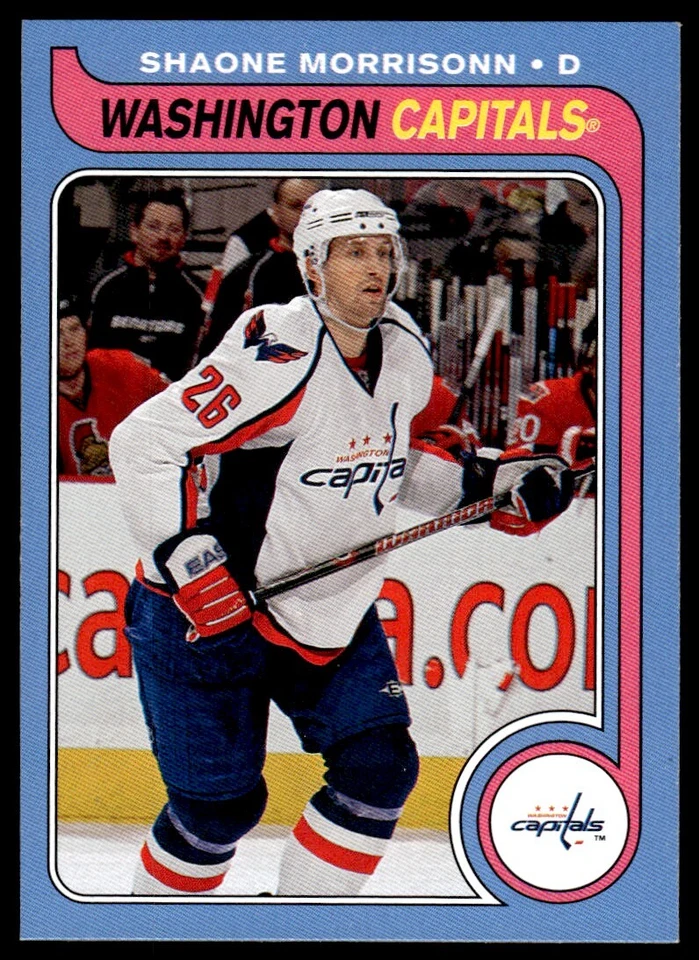 2008-09 O-Pee-Chee 1979-80 Retro Shaone Morrisonn Washington Capitals #28 R111 - Image 1 of 2