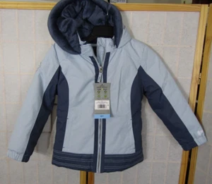NWT Free Country Skysleet Gray Girls Wind and Water Resistant Snow Jacket 6/7 - Picture 1 of 7