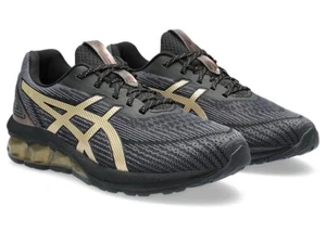 Asics Gel Quantum 180 7 Black/Gold Casual Sneakers Mens Size US 12 RARE New✅ - Picture 1 of 7