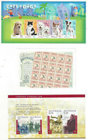 Old Collection 3 Different Australia Stamps Souvenir Sheets Very Rare