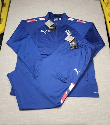 Chaqueta y pantalón chándal PUMA X Christian Pulisic CP 10 2XL para hombre azul blanco rojo Foto 1 de 4