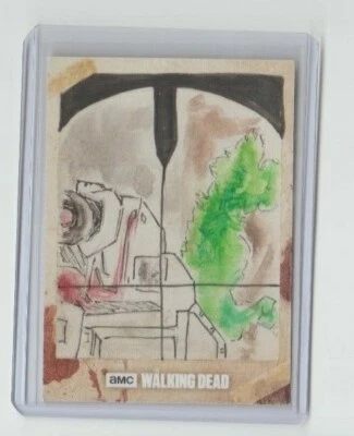 The Walking Dead Season 8 Part 1 Sketch Trading Card 1/1 Michelle Rayner - Image 1 of 2