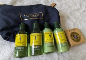 L'Occitane Travel / Gift Mini Pouch Set Citrus Verbena 4 x 50ml + Soap - Picture 1 of 3