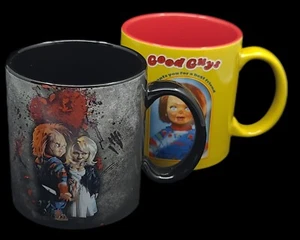 Chucky & Tiffany Keramik Tasse Becher 20 Unzen + A Good Guy Original Universal St. #T3 - Bild 1 von 6