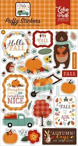 Echo Park Paper HAPPY FALL Adhesive Puffy Scrapbook Stickers - Picture 1 of 1